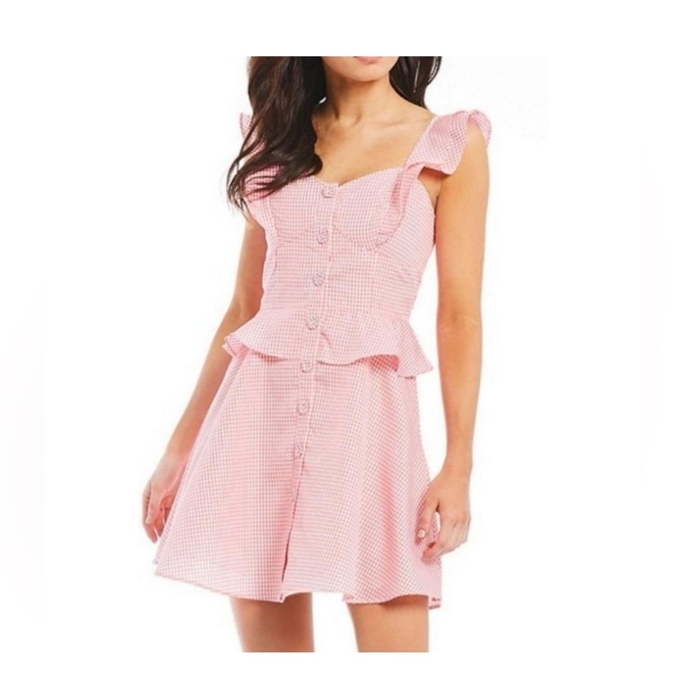 Gianni Bini pink and white dress. Size medium